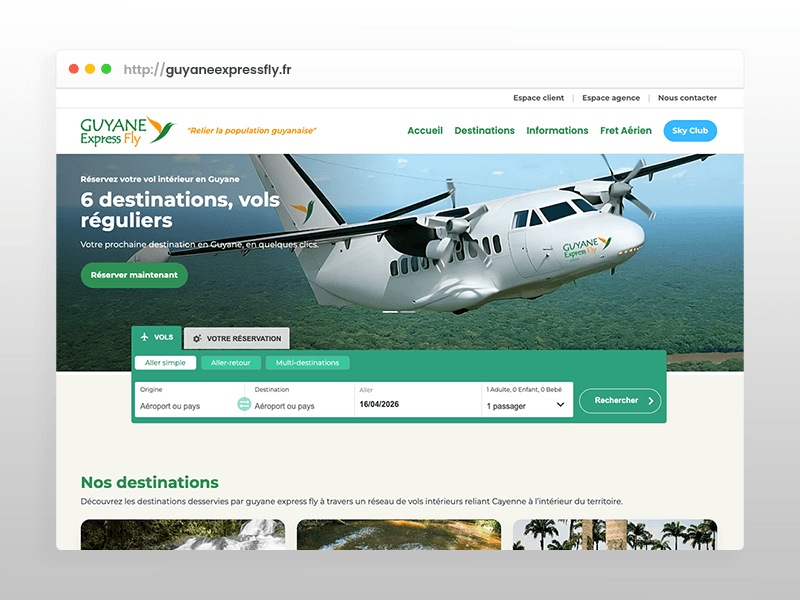 Refonte du site internet — Visuel 1